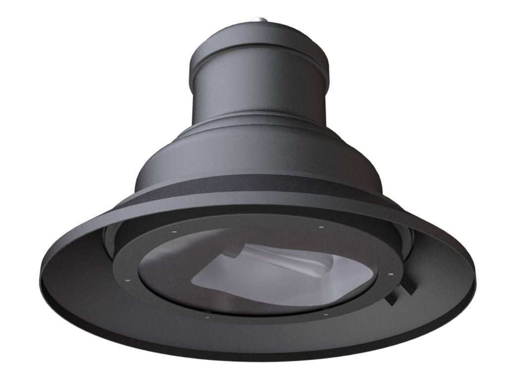 Lampara classica in alluminio ottica FULL CUT OFF