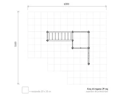 area di sicurezza palestra workout strongplast epolietilene kit di montaggio