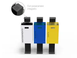 Posacenere Cestino Modern per raccolta differenziata