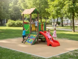 combi fun gioco in strongplast plastica riciclata e polietilene foto