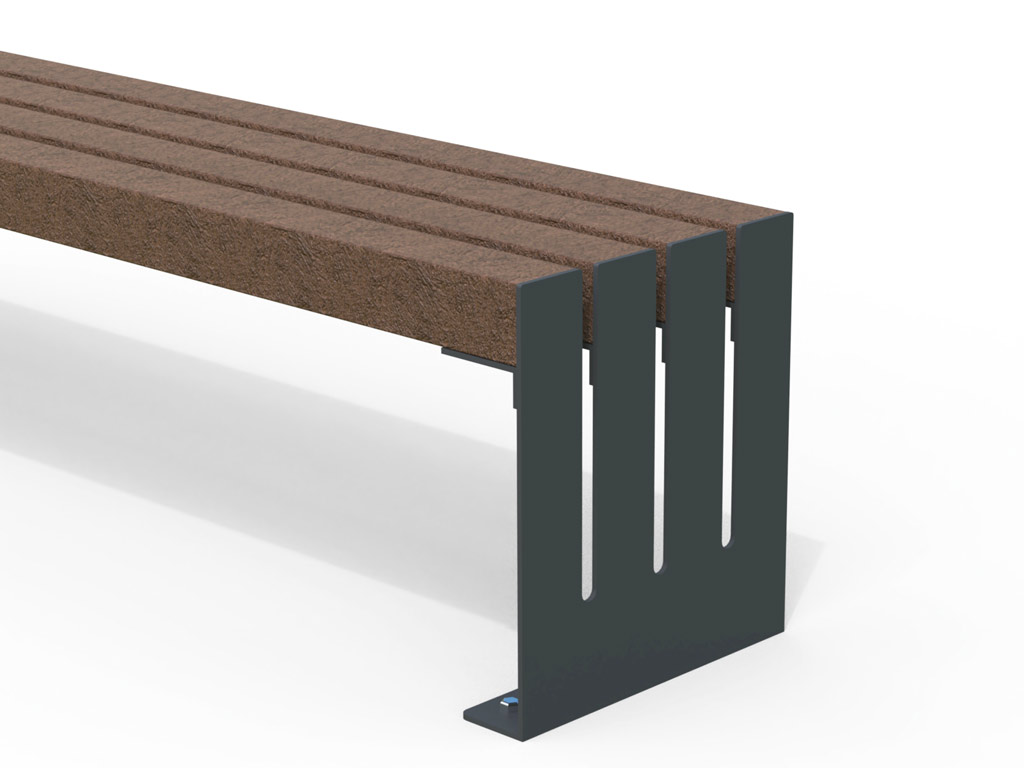 Dettaglio Panchina Modern senza schienale