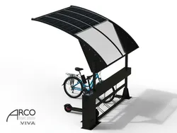 pensilina arco smart ricarica e bike alimentata da fotovoltaio 2