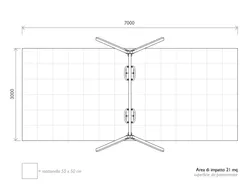 Columpio en plastico recyclado plan de seguridad