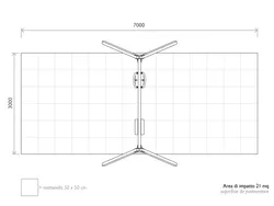 pianta di sicurezza strongplast altalena 7100