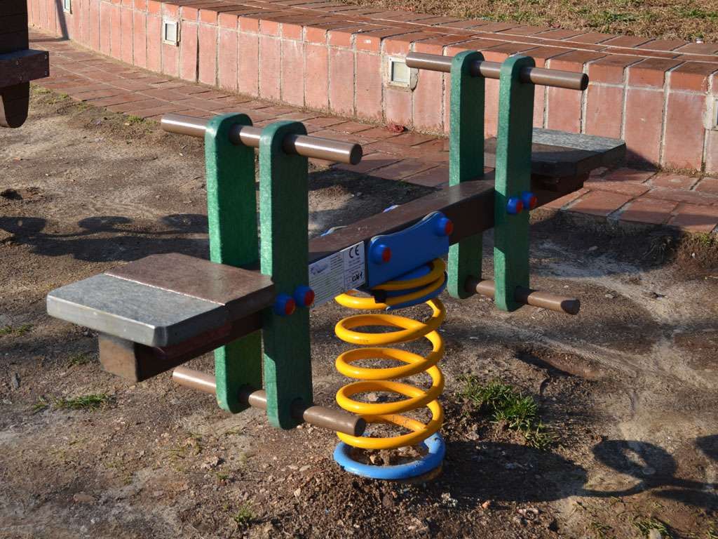balancines in strongplast doble instalacion parque
