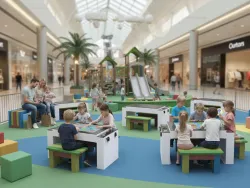 tavolo interattivo per bambini smart viva per centri commerciali foto