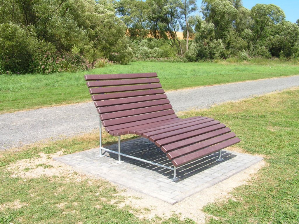 chaise loungue giardino recycled plasitcs strongplast