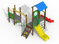 combinato doppio scivolo strongplast epolietilene kit di montaggio3