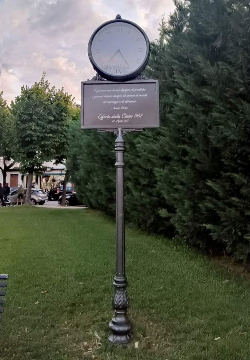 orologio esterno ghisa clock urban iron cast