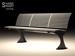 panchina classica acciaio shark notte