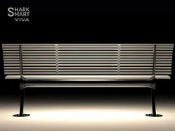 panchina shark smart notturna vista retro
