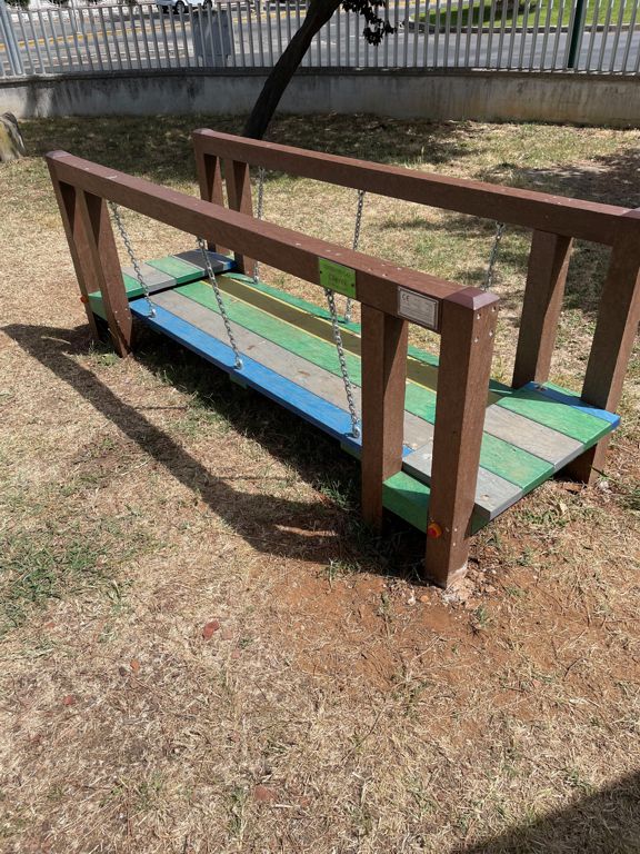 potente bridge recycled plastics playground