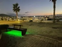 viva smart porto illuminata verde