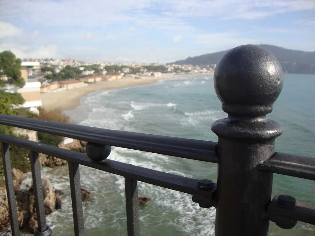 ringhiera acciaio 784 lungomare gaeta dettaglio