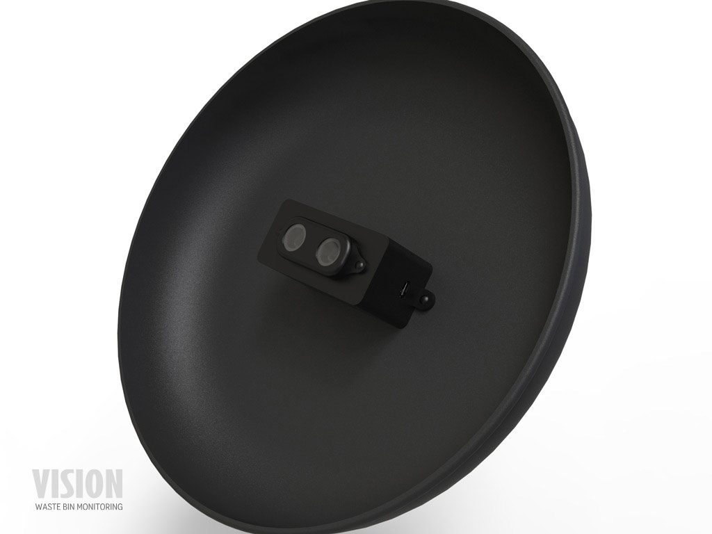 sensore smart vision refitting per cestini su coperchio