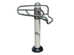 Attrezzatura fitness per parchi in acciaio certificata EN 16630 tipo doppio estensioni gambe