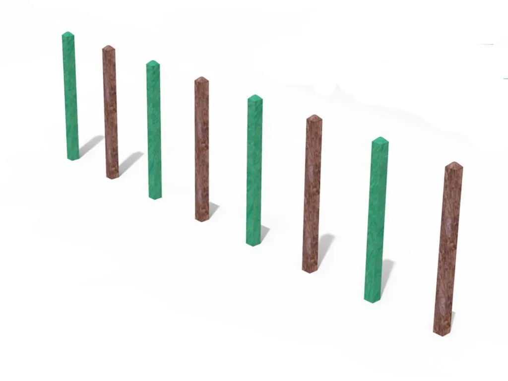 agility dog slalom 704205