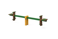 Balancin en hierro y plasitco reciclado