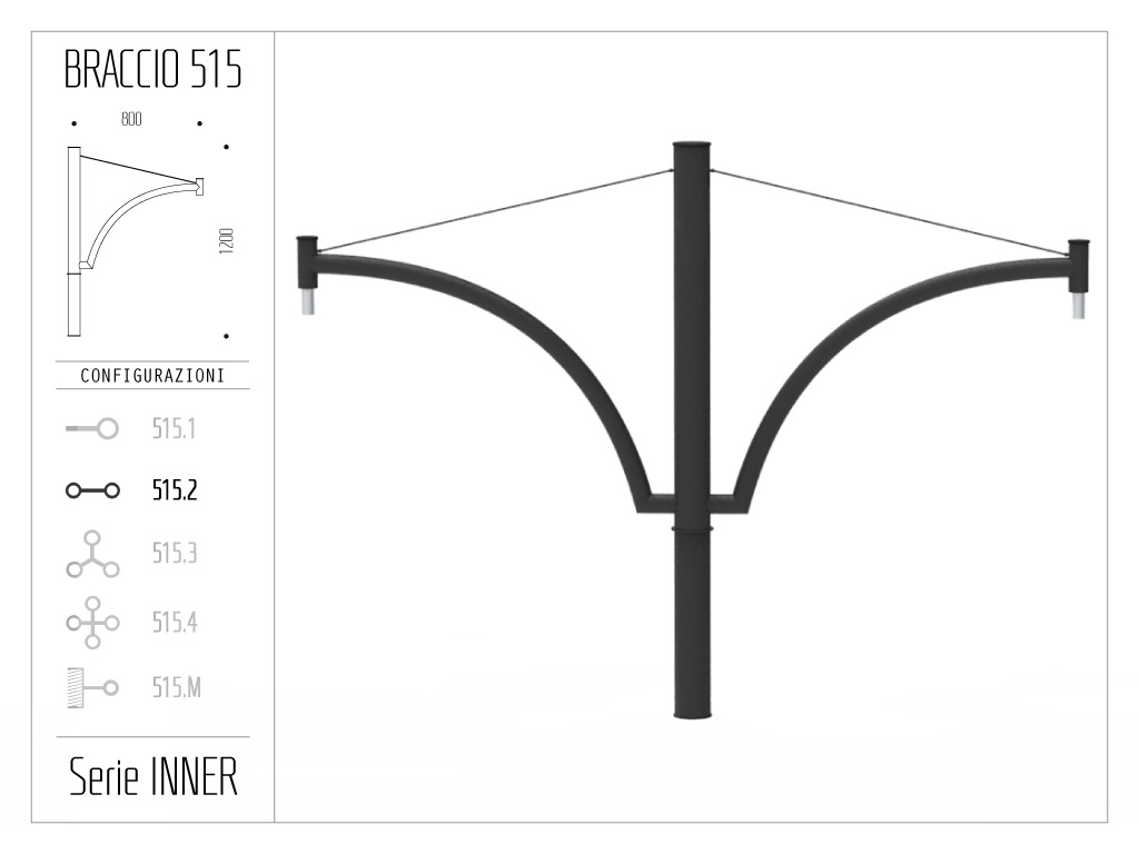 braccio serie inner arco tirante 515.2