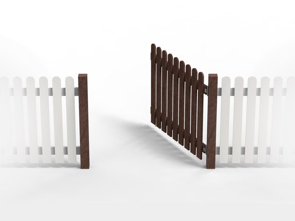 cancelletto recinzione country cod 8038c strongplast plastica riciclata