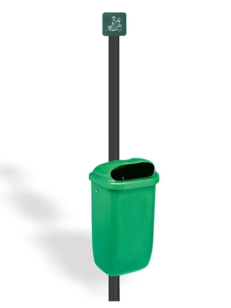 cestino deiezioni canine senza dispenser
