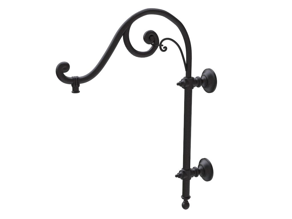 Cima a pastorale a muro con riccio ornamentale tipo Alberti