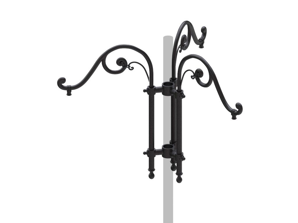 cima a pastorale alluminio ghisa 501 triplo