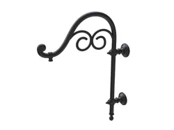 Cima a pastorale con doppio riccio ornamentale tipo Vasari - a muro