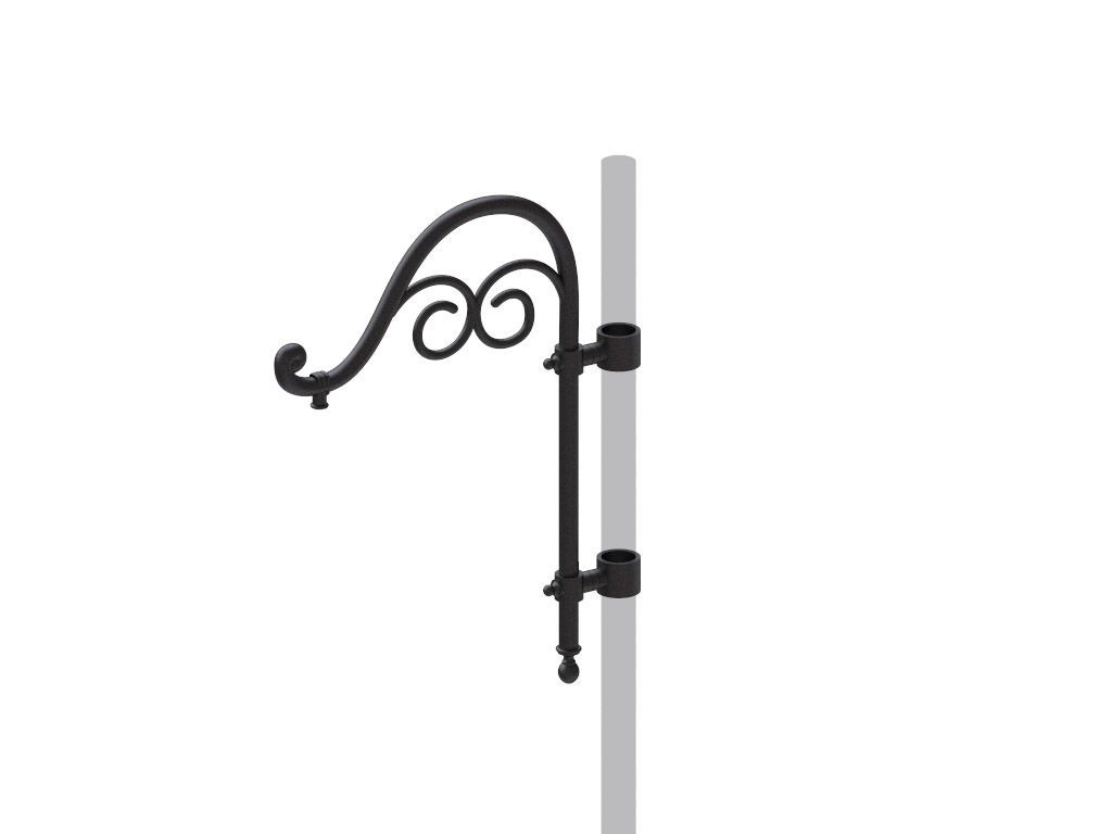 Cima a pastorale con doppio riccio ornamentale tipo Vasari