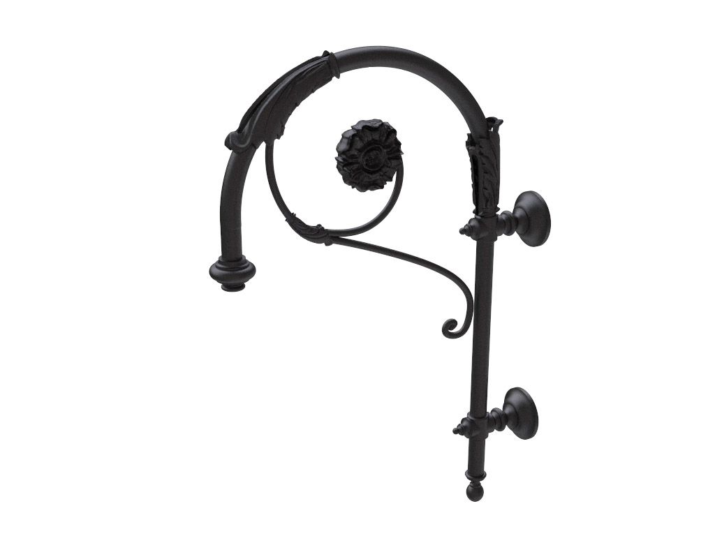 cima a pastorale alluminio ghisa 503 muro