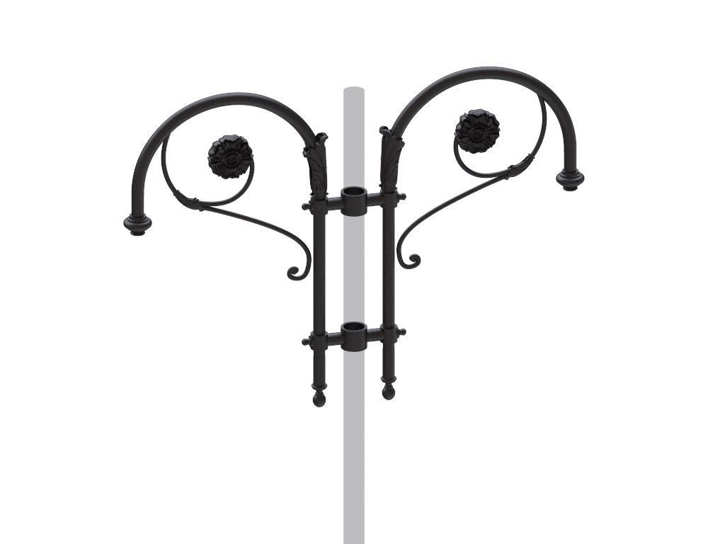 cima a pastorale alluminio ghisa 504 doppio