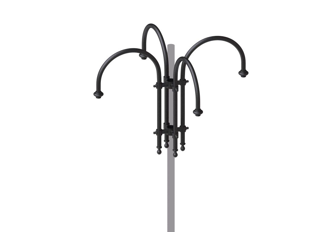 cima a pastorale alluminio ghisa 505 quadruplo