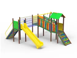 JUNGLE playground in recycled plastics