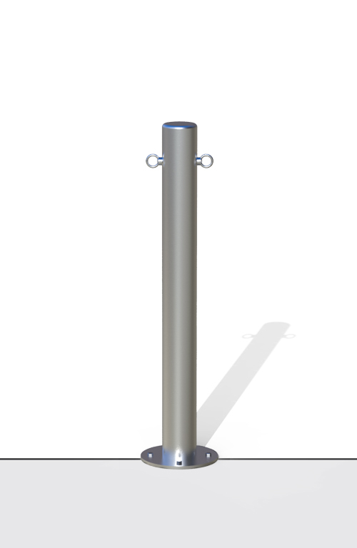 dissuasore 753 acciaio con flangia occhielli inox foto