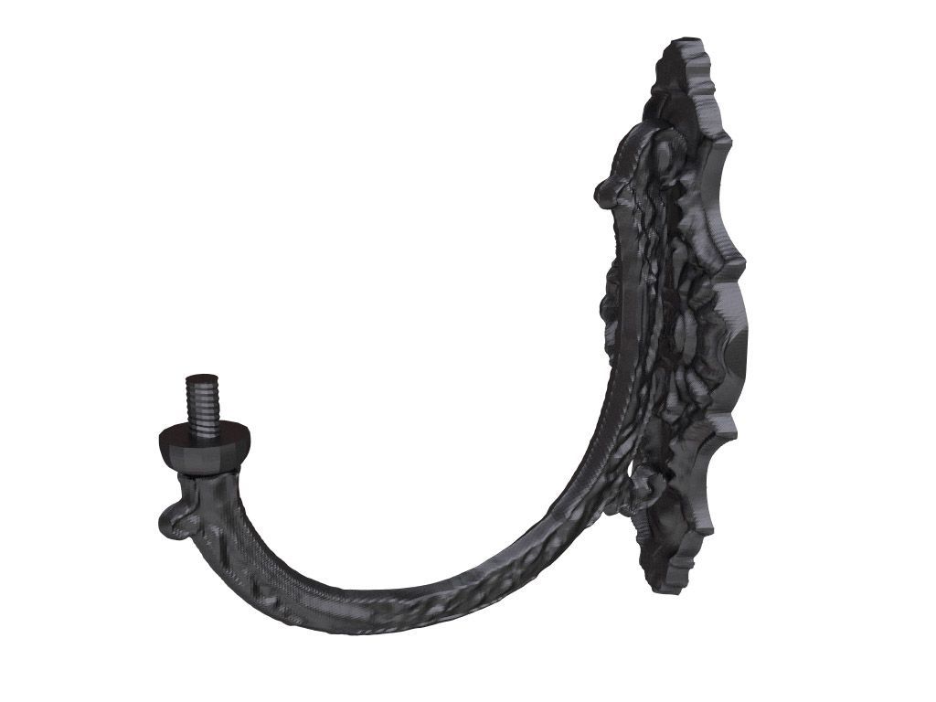 Mensola a muro in ghisa e alluminio tipo Maiorca