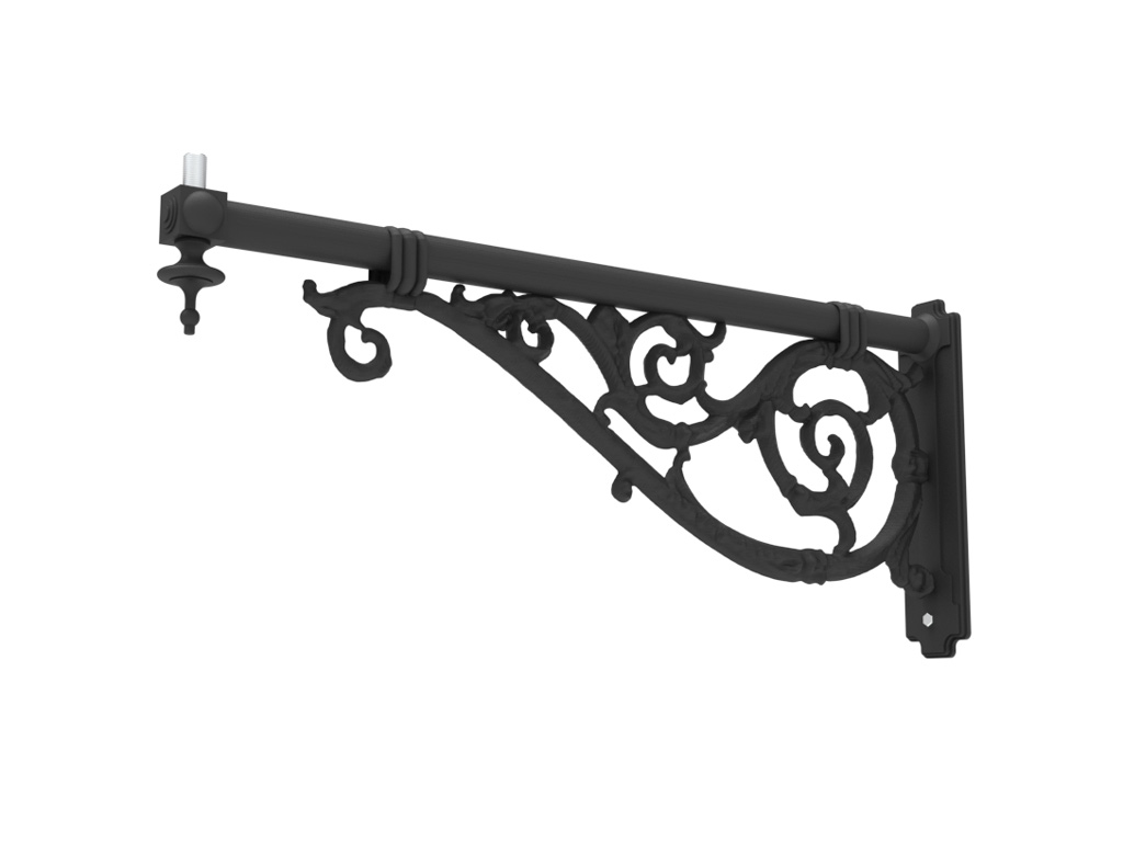 mensola muro ghisa alluminio acciaio 512