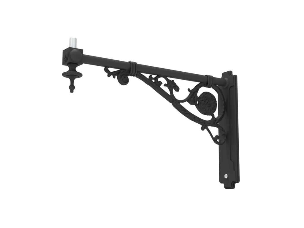 Mensola a muro in ghisa, alluminio e acciaio tipo Giglio