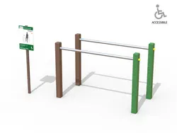 Low Parallel Bars for LIFE Path in Strongplast accessible and inclusive
