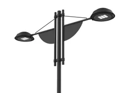 Palo SKY LED a due bracci per rotatorie 