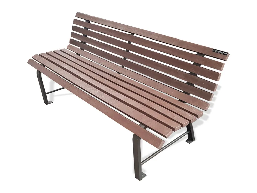 Panchina MILANO con listoni in strongplast