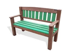 Panchina Matilde in plastica riciclata Strongplast