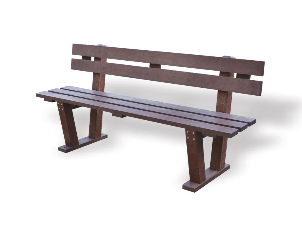 Panchina Valencia in Strongplast , plastica riciclata