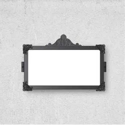 Pannello informativo artistico per inserimento lastra di marmo - misure 600 x 300 mm