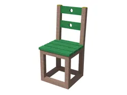 Sedia Flaminia in STRONGPLAST - plastica riciclata post consumo