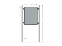 Stendardo economico 70x100h