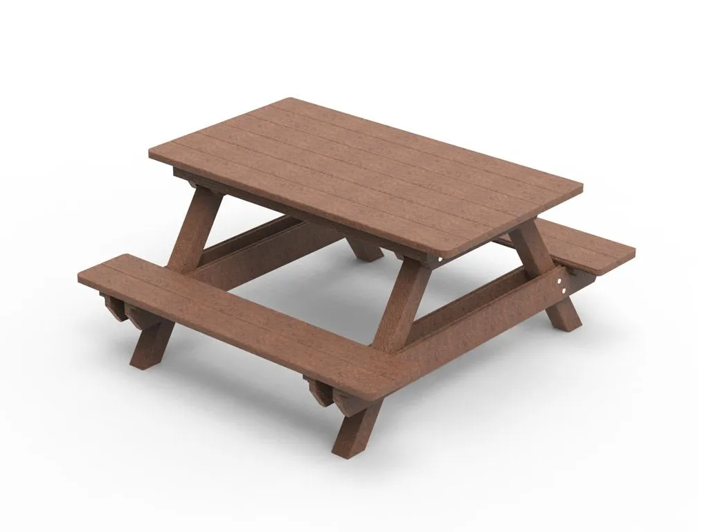 Panca da picnic versione standard in STRONGPLAST - plastica riciclata post consumo