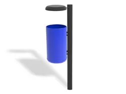 Cestino singolo coperchio