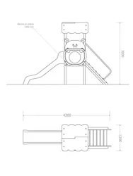 2d torre scivolo hyppo plastica riciclata strongplast pannelli poiletilene riciclabile