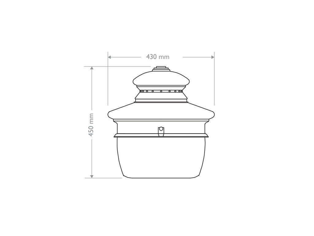 Lanterna artistica tipo Francia sospesa - 2D
