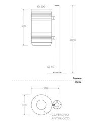 cestino klimt 330213 singolo flangia